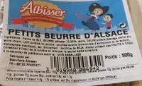 Mängden socker i Petits beurre d’Alsace
