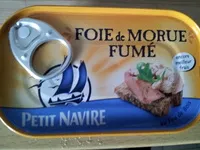 Mängden socker i Foie de morue fumé - Petit navire