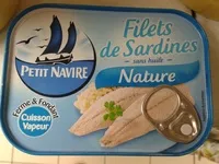 Mängden socker i Filets de Sardines (Nature)