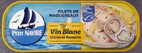 Mängden socker i Filets de maquereaux vin blanc citron et romarin