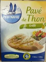 Mängden socker i Pavé de Thon Grillé Huile d'olive et aux Herbes de Provence