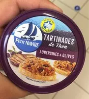 Mängden socker i Tartinades de thon - Aubergines & Olives