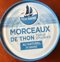 Mängden socker i Morceaux de thon au naturel