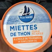 Mängden socker i Miettes de thon à l'huile de tournesol