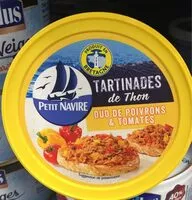 Mängden socker i Tartinades de thon - Duo de poivrons & tomates