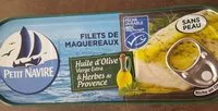 Mängden socker i Filets de Maquereaux - Huile d'Olive Vierge Extra & Herbes de Provence