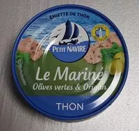 Mängden socker i Le mariné thon olives verte et origan