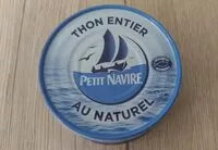 Mängden socker i Thon entier au naturel-Petit Navire