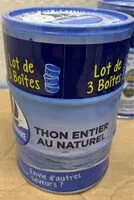 Mängden socker i Thon entier au naturel Albacore
