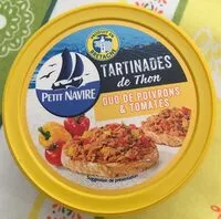 Mängden socker i Tartinades de thon duo de poivrons et tomates