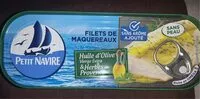 Mängden socker i Filet de maquereau