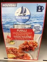 Mängden socker i Fusilli Sauce Provençale thon mariné au citron thym