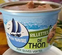 Mängden socker i Rillettes de thon aux olives vertes
