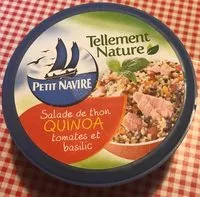 Mängden socker i Salade thon quinoa tomates et basilic
