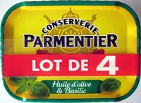 Mängden socker i Sardines (Huile d'olive & Basilic) Lot de 4