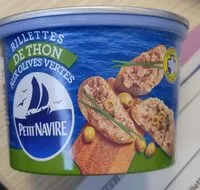 Mängden socker i Rillettes de thon aux olives vertes