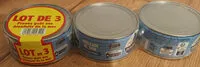 Mängden socker i Lot de 3 boites Morceaux de Thon au Naturel
