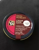 Mängden socker i Caviar