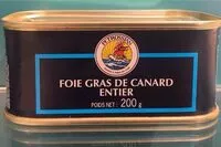 Mängden socker i Foie gras de canard entier 200g