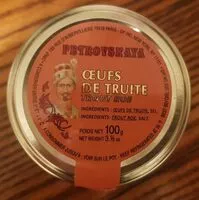 Mängden socker i Œufs de truite