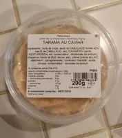 Mängden socker i Tarama au caviar