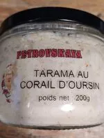 Mängden socker i Tarama au corail d'oursin