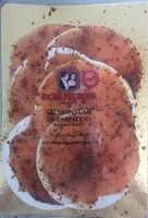 Mängden socker i Saumon fumé en carpaccio aux épices à l'italienne