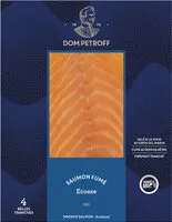 Mängden socker i Saumon fumé écossais 4 tranches