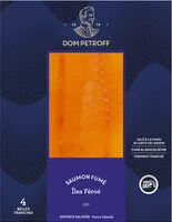 Mängden socker i Saumon fumé des îles Feroe 4 tranches