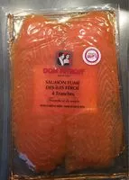 Mängden socker i Saumon fumé des îles feroes tranché main 4 tranches