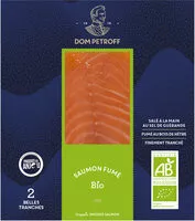 Mängden socker i Saumon fumé BIO 2 tranches