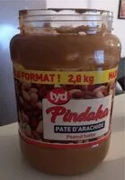 Mängden socker i Pate d’arachide