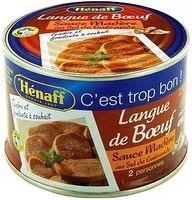 Mängden socker i Langue De Boeuf Sauce Madère Henaff,