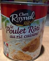 Mängden socker i Le Poulet Rôti au Riz Cuisiné