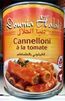 Mängden socker i Cannelloni à la tomate - Halal