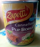 Mängden socker i Cannelloni Pur Bœuf (Sauce Napolitaine)