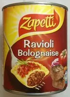 Mängden socker i Ravioli Bolognaise