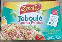 Mängden socker i Taboulé Tomates fraîches