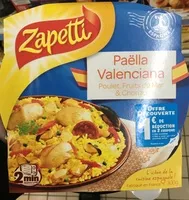 Mängden socker i Paëlla Valenciana Poulet, Fruits de Mer & Chorizo