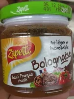 Mängden socker i Bolognaise
