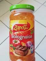 Mängden socker i Bolognaise au boeuf rissolé
