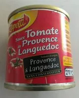 Mängden socker i Sauce tomate de Provence languedoc