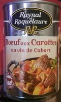 Mängden socker i Bœuf aux Carottes Cuisiné au Vin de Cahors