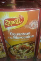 Mängden socker i Couscous à La Marocaine Poulet & Merguez Zapetti étui 3 / 2