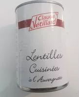 Mängden socker i Lentilles cuisinées à l'Auvergnate
