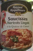 Mängden socker i Saucisses Haricots Lingots à la graisse de Canard