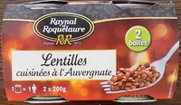 Mängden socker i Lentilles cuisinées à l'Auvergnate