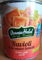 Mängden socker i Ravioli à la sauce tomate