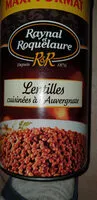 Mängden socker i Lentilles Cuisinées à l'auvergnate