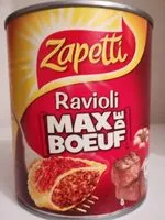 Mängden socker i Ravioli Max de Boeuf